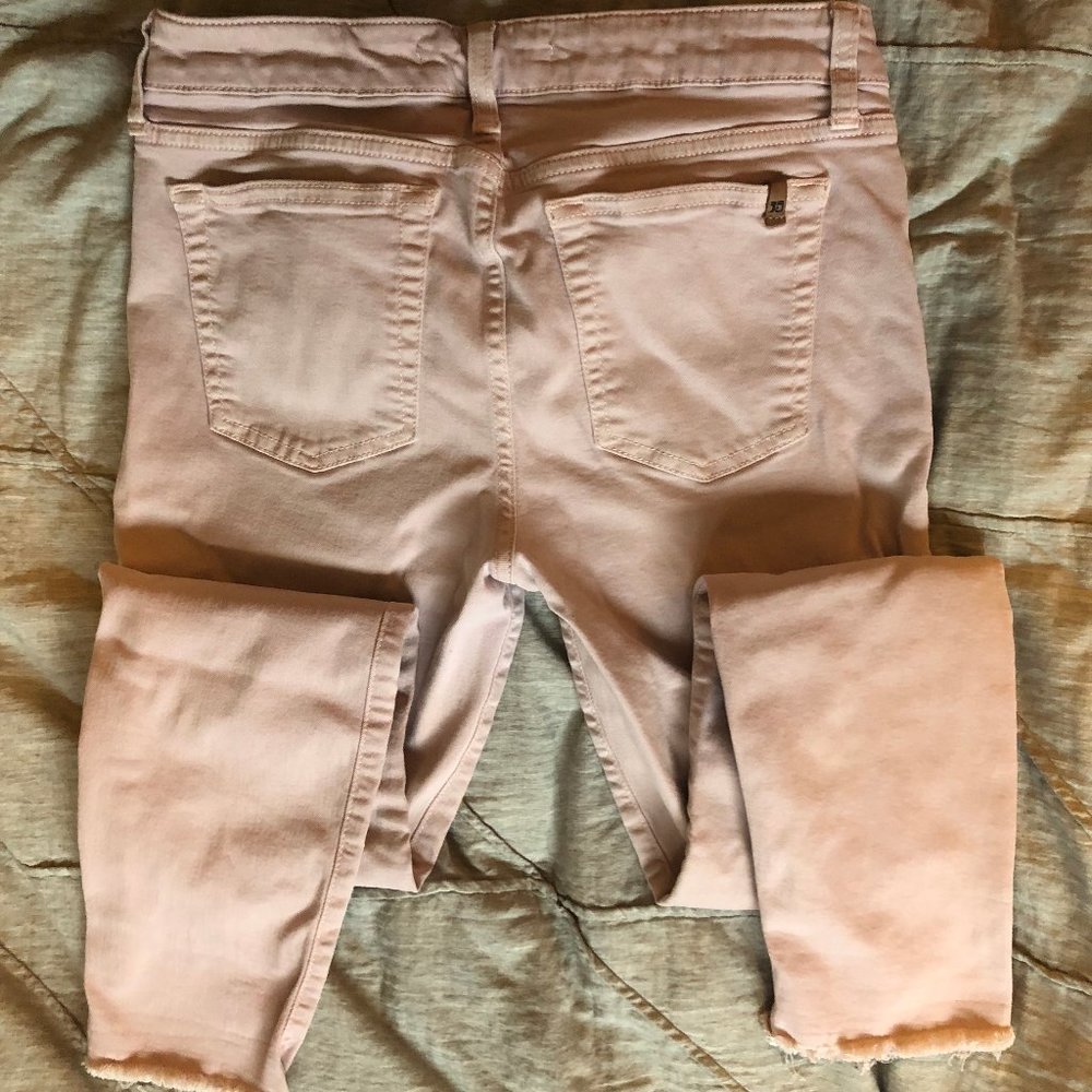 Joe's Pink Skinny Ankle Jeans